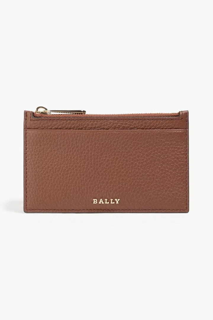Bally Pebbled-leather cardholder $198