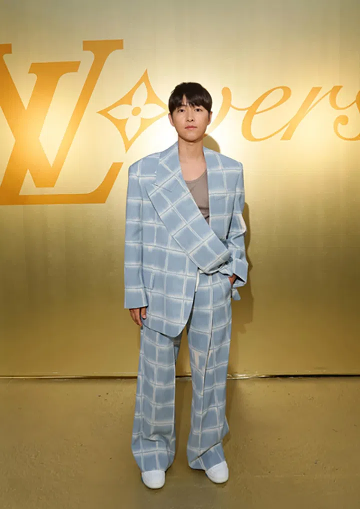 PARIS, FRANCE - JUNE 20: <> attends the Louis Vuitton Menswear Spring/Summer 2024 show as part of Paris Fashion Week  on June 20, 2023 in Paris, France. (Photo by Victor Boyko/Getty Images for Louis Vuitton)