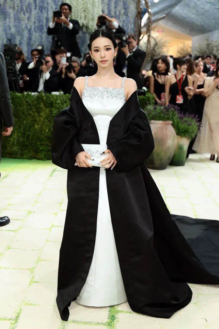 Karina attends the 2026 Met Gala celebrating “Costume Art” at the Metropolitan Museum of Art on May 04, 2026 in New York City
