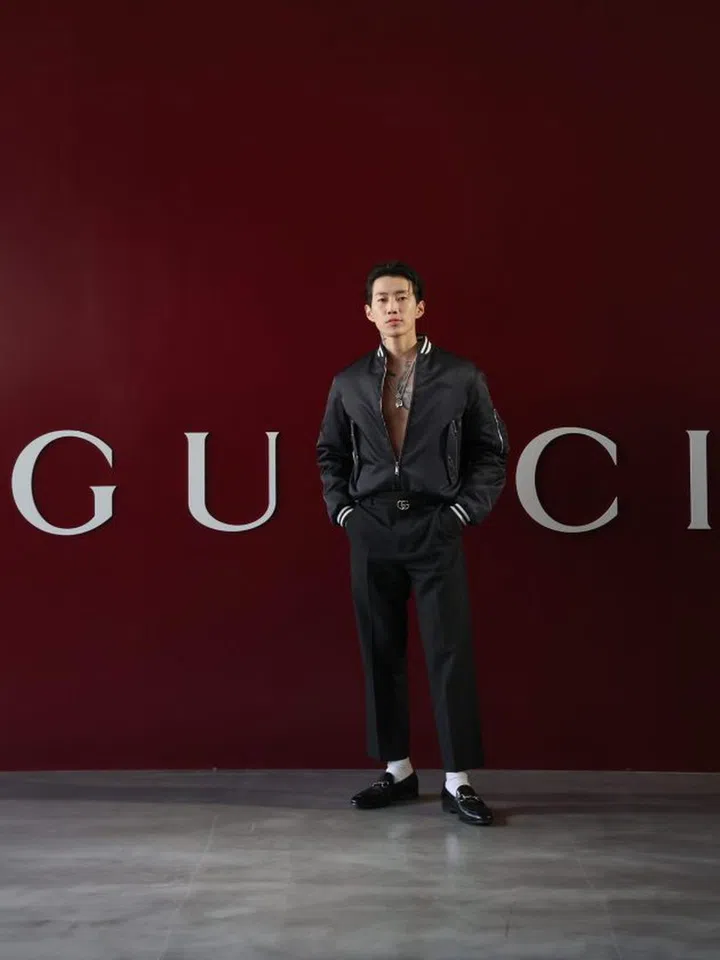 MILAN, ITALY - JANUARY 12: Jay Park attends the Gucci Ancora Fashion Show during Milan Fashion Week Menswear Fall/Winter 2024-2025 on January 12, 2024 in Milan, Italy. (Photo by Vittorio Zunino Celotto/Getty Images for Gucci)
