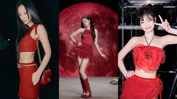 Jennie 全红造型