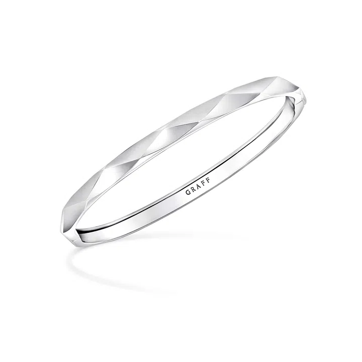 GRAFF Laurence Graff Signature white gold bangle 