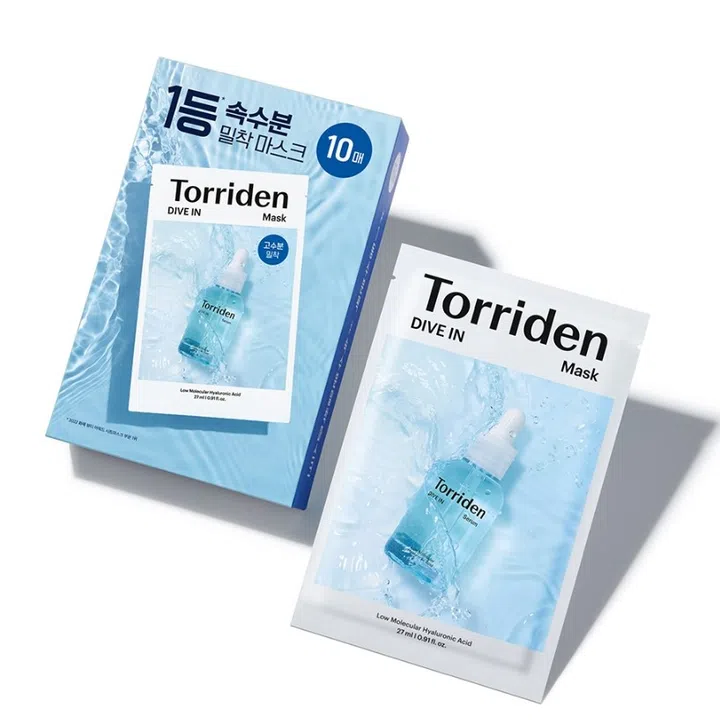 TORRIDEN Dive In Low Molecular Hyaluronic Acid Facial Serum Sheet Mask面膜套组 