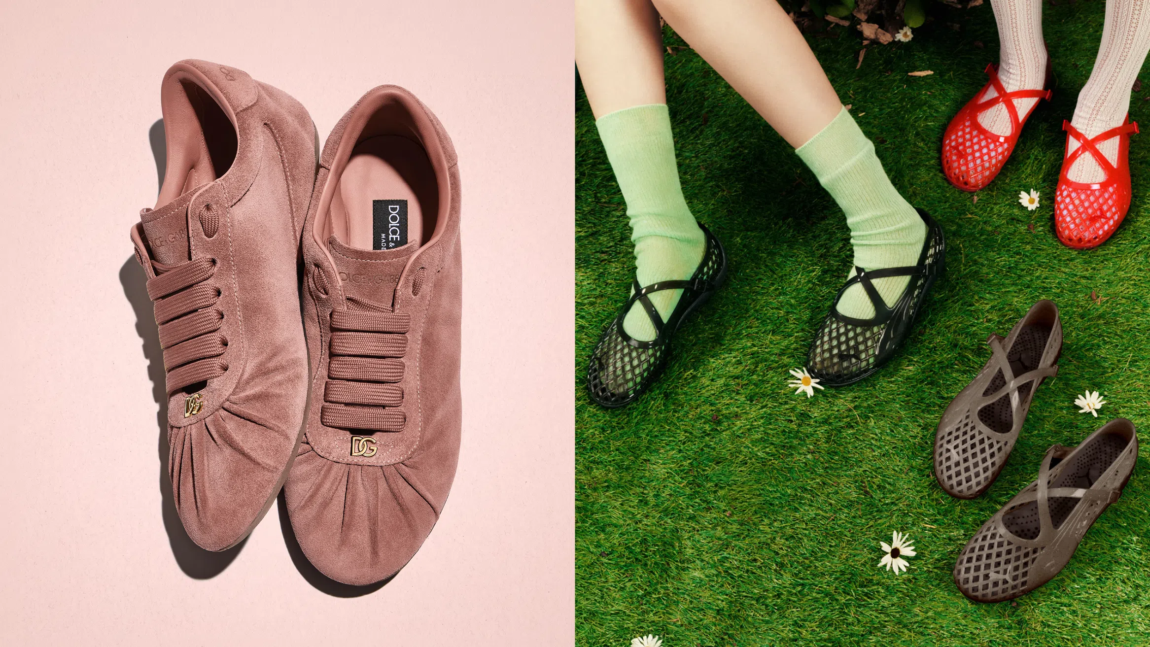 Dolce & Gabbana和Puma sneaker ballet