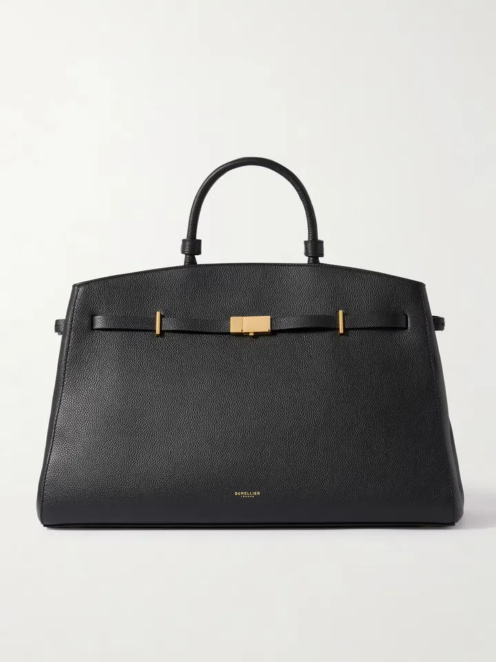 低调又精致的黑色手袋 Demellier The Hudson皮革手袋 $1,039