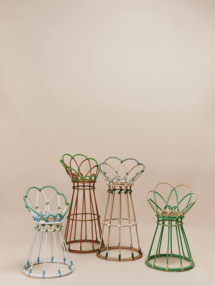 Ong Shunmugam rattan planter