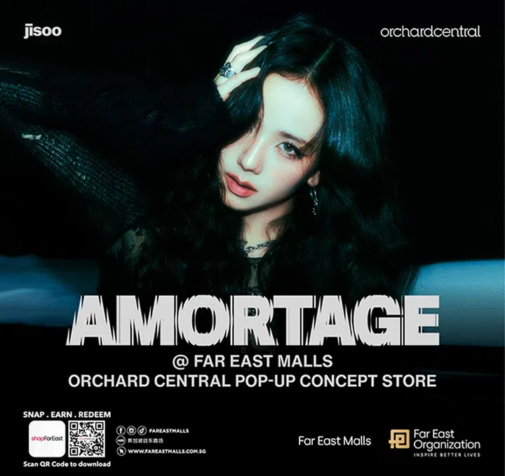 金智秀JISOO 新加坡快闪店AMORTAGE