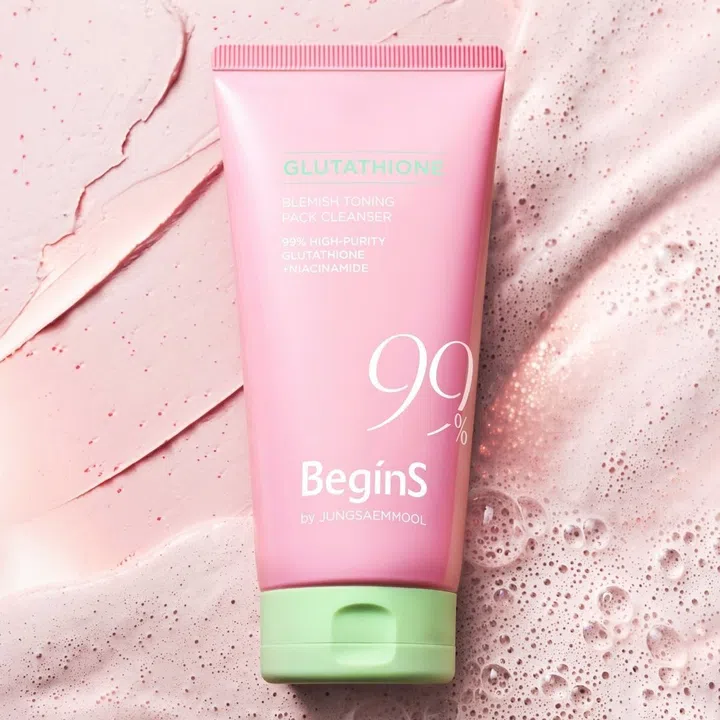 BeginS by JUNGSAEMMOOL Pink Guava Glutathione Blemish Toning Pack Cleanser洁面品