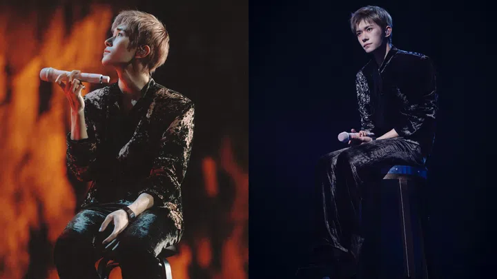 易烊千玺个人演唱会穿Emporio Armani定制造型