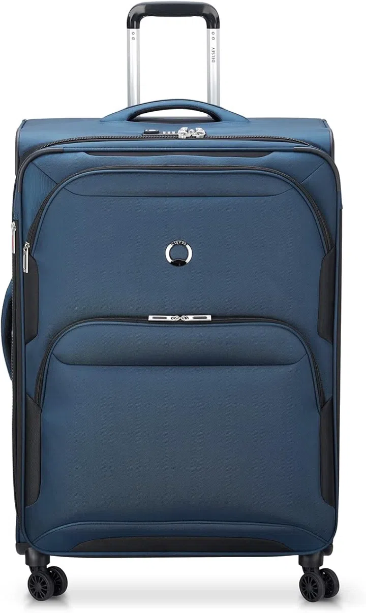 Delsey Paris Sky Max 2.0 Softside Expandable Luggage with Spinner Wheels Carry-on 21 Inch $234.67