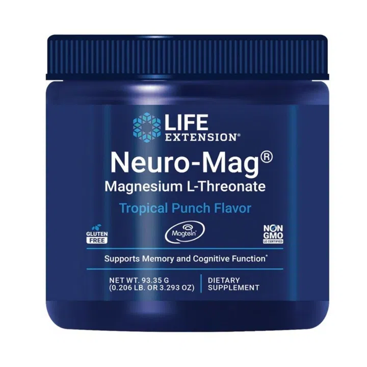 Life Extension Neuro-Mag Magnesium L-Threonate Tropical Punch