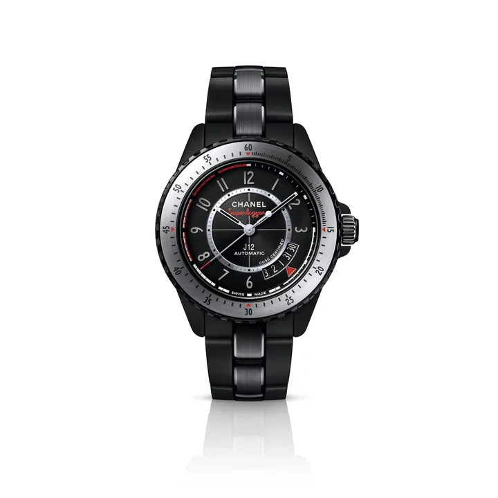 Chanel J12 Superleggera, self-winding mechanical movement, 42mm ceramic and steel case, ceramic and steel bracelet watch $18,700