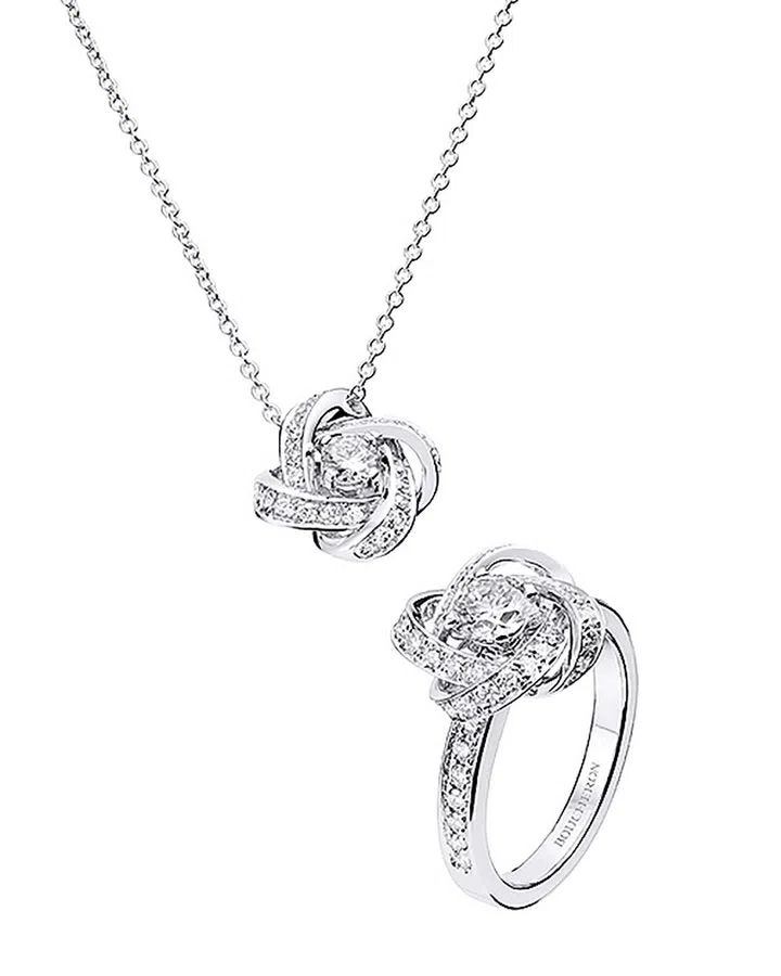 BOUCHERON Pivione pedant and ring