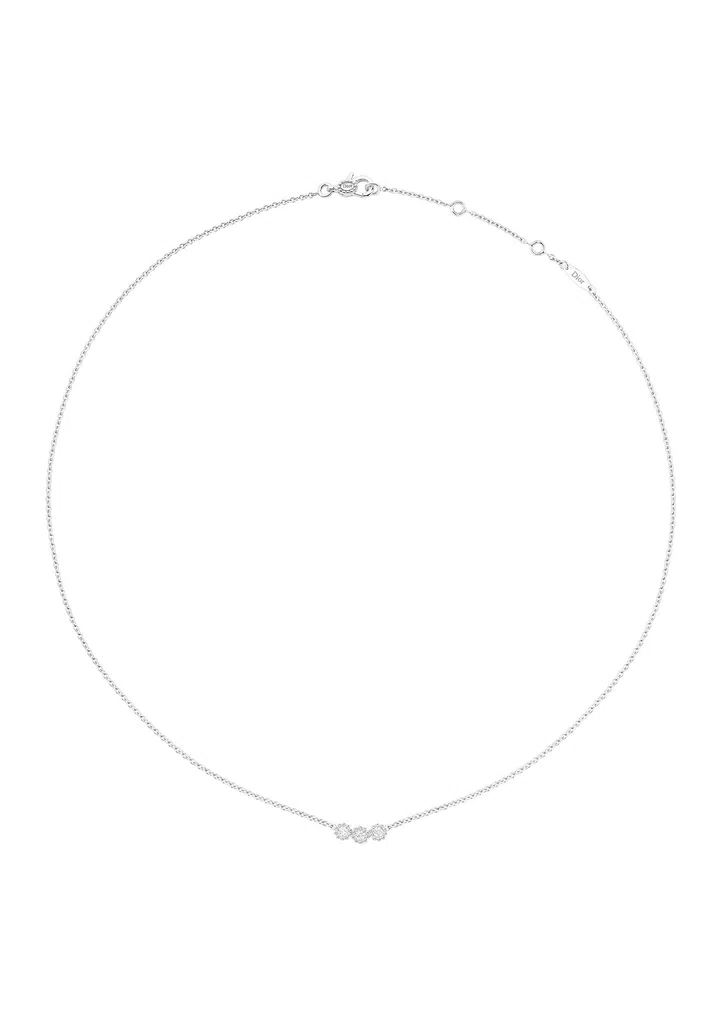 Dior Mimirose, white gold necklace with diamonds 