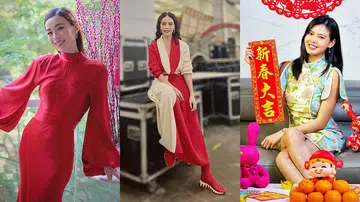 本地艺人 女星 2023拜年造型 2023 CNY celebrity looks