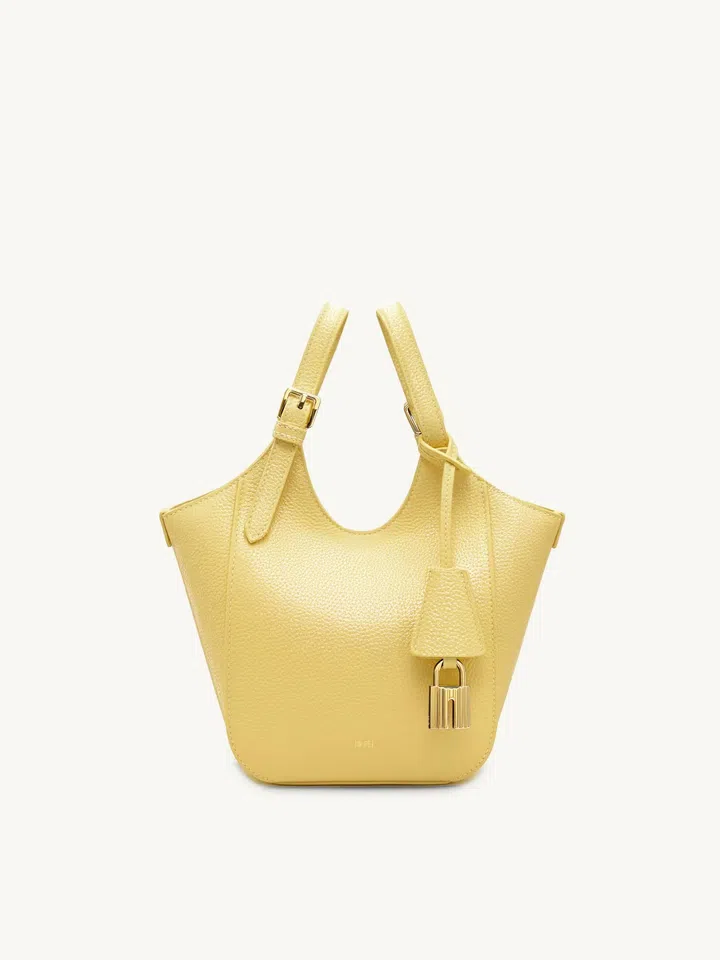 JW Pei Ines Padlock Tote Bag - Yellow $169