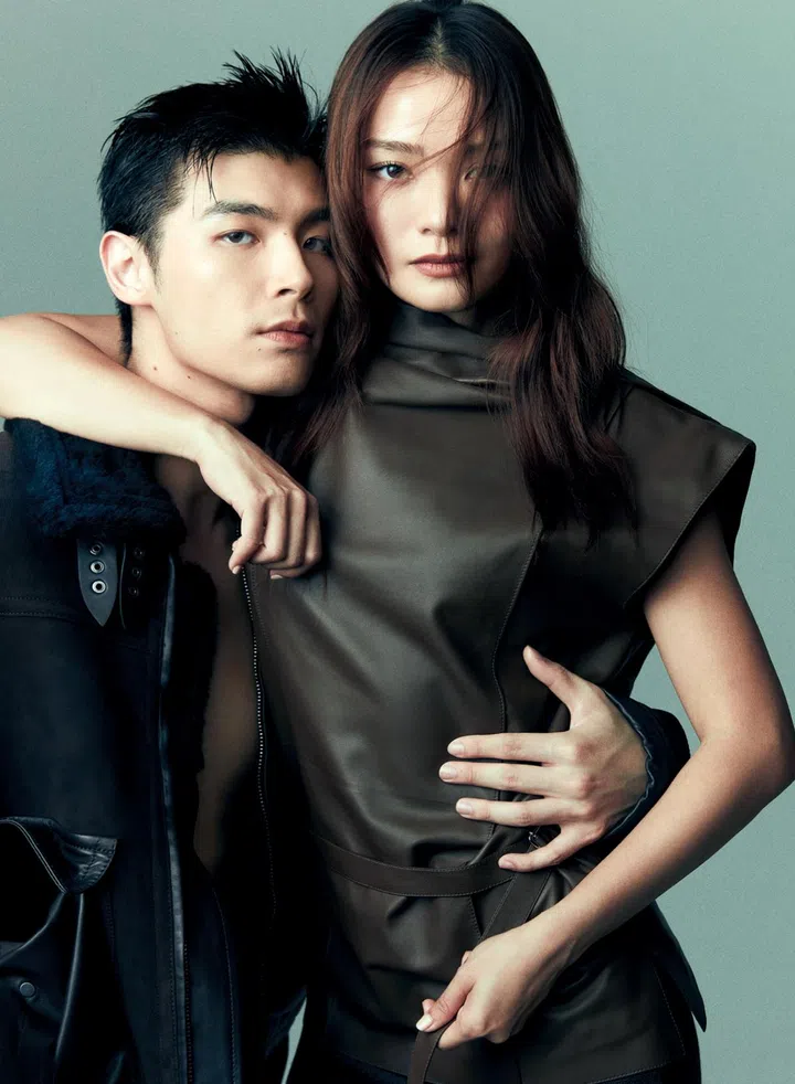 (From left) Tod's jacket $12,410, Tod's top $5,220 trousers $1,980图：NUYOU