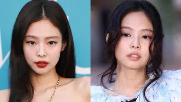 学JENNIE画出迷人“纯欲妆”