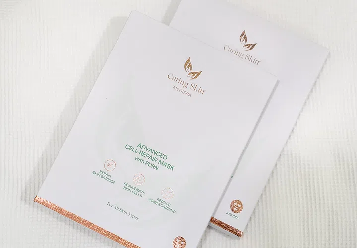 推荐新加坡护肤与美妆品牌：CARING SKIN Advanced Cell-Repair Bio-Cellulose Mask with PDRN面膜