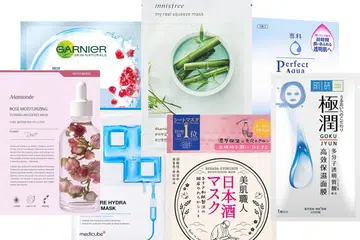 hydrate, soothe, face masks, sheet masks, moisturise, drugstore, affordable, 面膜，保湿，补水，开架，平价，晒后修复