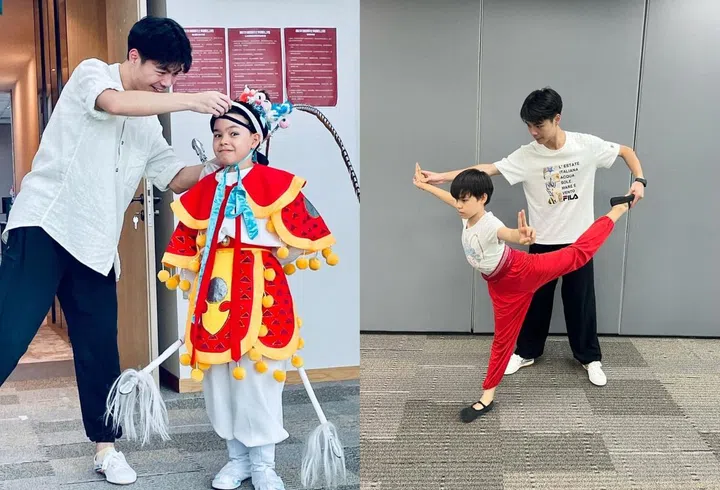 张天骁分享在新加坡的教学挑战虽不小，但作为东西方文化交汇点，相互交流，让戏曲更富有鲜活的生命力。（图：受访者提供）