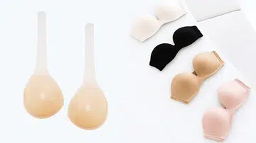 无肩带 聚拢 无痕 胸贴 内衣 wireless bra strapless bra seamless bra nude bra silicone bra nude bra