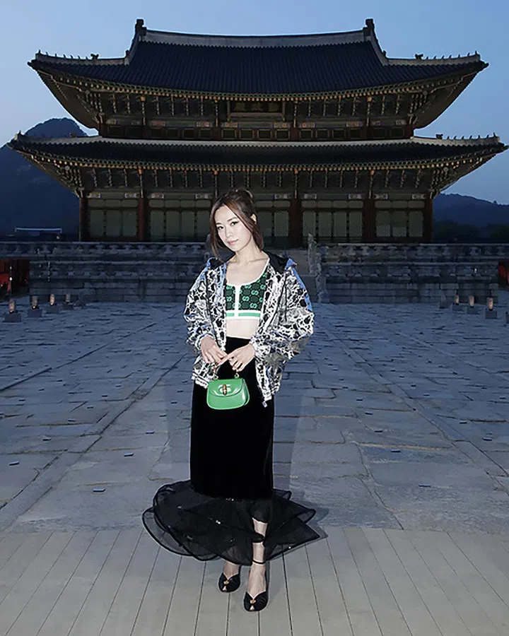 SEOUL, SOUTH KOREA - MAY 16: XXX attends the Gucci Seoul Cruise 2024 fashion show at Gyeongbokgung Palace on May 16, 2023 in Seoul, South Korea. (Photo by Han Myung-Gu/Getty Images for Gucci)