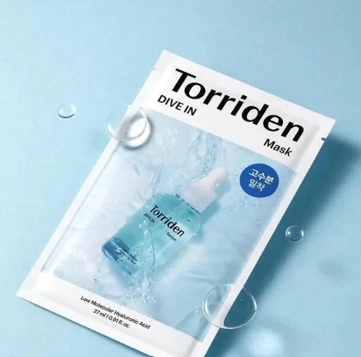 Torriden DIVE IN Low Molecular Hyaluronic Acid Facial Serum Sheet Mask面膜