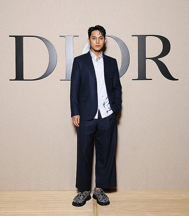 PARIS, FRANCE - FEBRUARY 27: Mingyu Kim attends the Christian Dior Womenswear Fall/Winter 2024-2025 show as part of Paris Fashion Week on February 27, 2024 in Paris, France. (Photo by Pascal Le Segretain/Getty Images for Christian Dior)