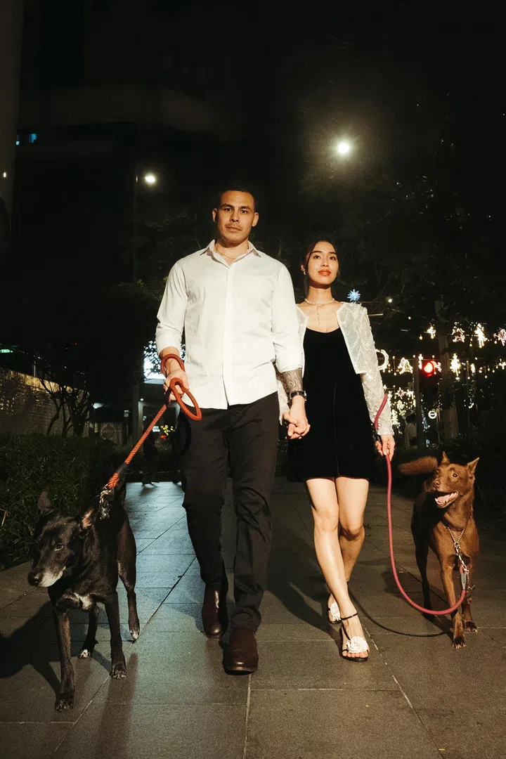 怀孕之后，生活的重心不知不觉地往“家”靠拢，丈夫也成为梁嘉靖（JJ Neo）的神队友。