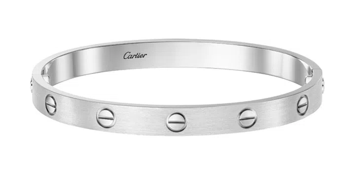 Cartier LOVE白金手镯 $11,300