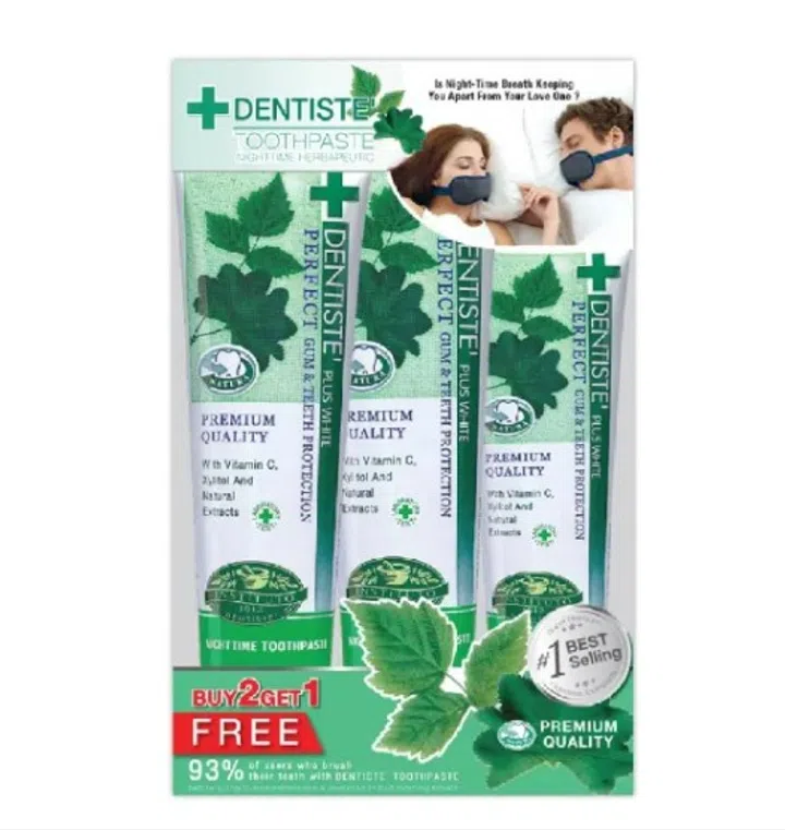 DENTISTE PLUS White Nighttime Toothpaste Value Pack牙膏套组 