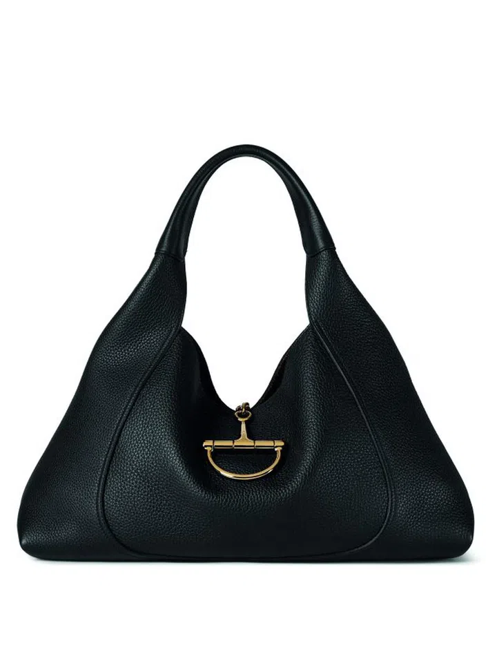 GUCCI Softbit皮革大型肩袋 $4,600