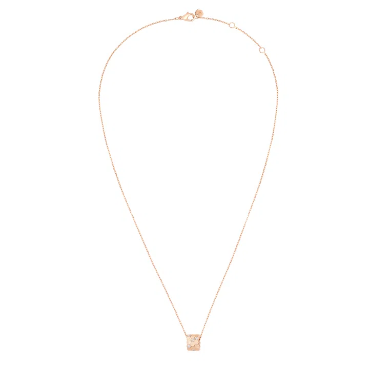 Chaumet Bee de Chaumet, rose gold small necklace with diamonds $5,070