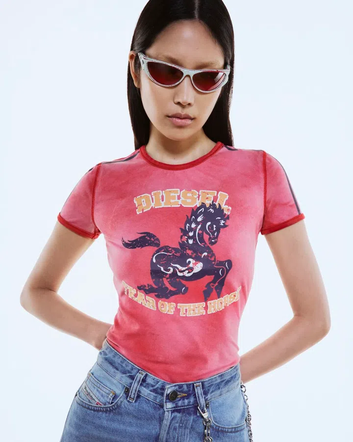 Diesel CI-T-Uncutie-Horse T-shirt $320