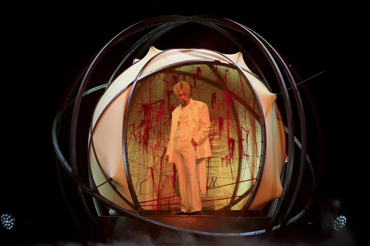 INDIO, CALIFORNIA - APRIL 11: (FOR EDITORIAL USE ONLY) (NOT TO BE LICENSED FOR ANY STANDALONE OR SPECIAL INTEREST BOOK PUBLISHING USE CONCERNING THE COACHELLA MUSIC FESTIVAL AND/OR STAGECOACH MUSIC FESTIVAL) Taemin performs at the Mojave Tent during the 2026 Coachella Valley Music and Arts Festival at Empire Polo Club on April 11, 2026 in Indio, California. (Photo by Arturo Holmes/Getty Images for Coachella)