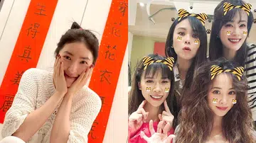 海外女明星的靓丽拜年妆发