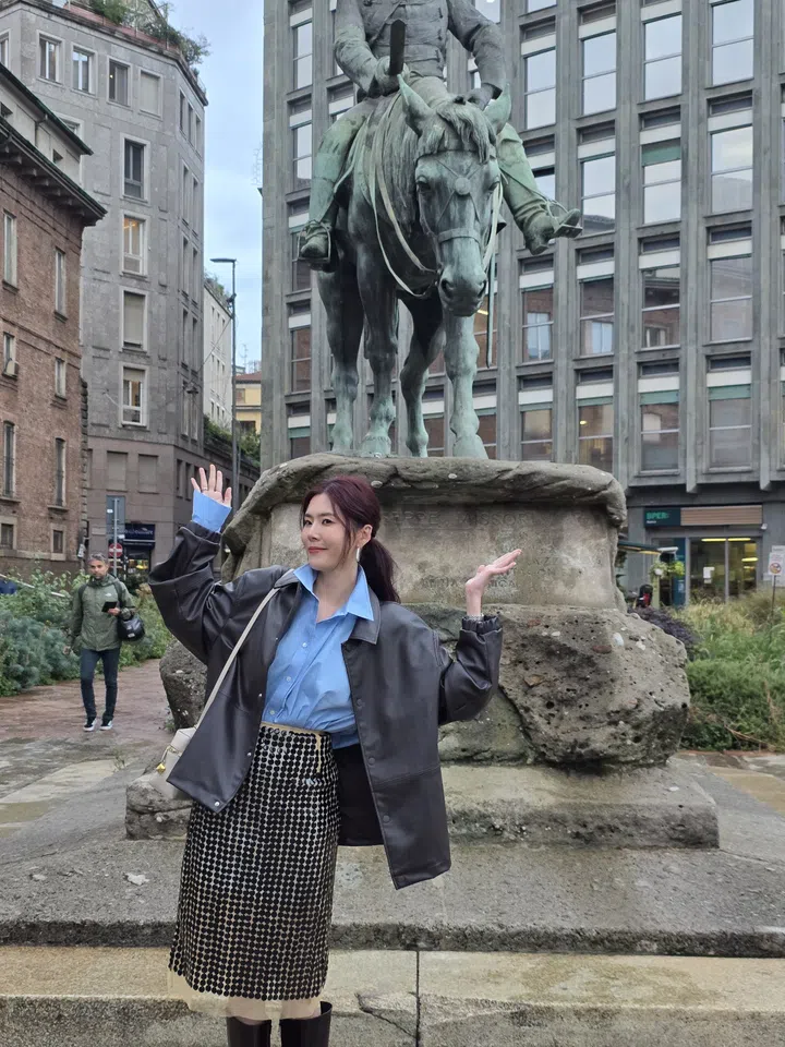 黄思恬（Carrie Wong）在米兰时装周