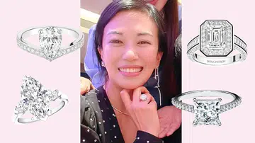 单钻 求婚钻戒 切工