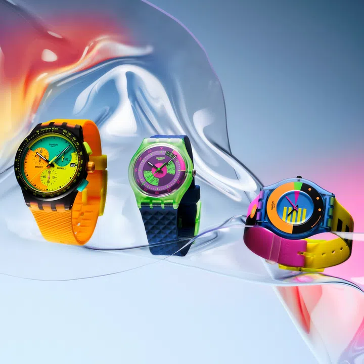 Swatch Neon Signal Flag Neon Skychart Neon Flumotions 