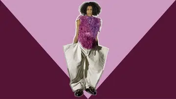 NUYOU opposing view 时尚 fashion 倒三角裤 triangle pants
