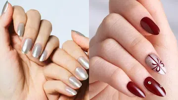 贴上圣诞美甲贴，轻松拥有沙龙级节日美甲。