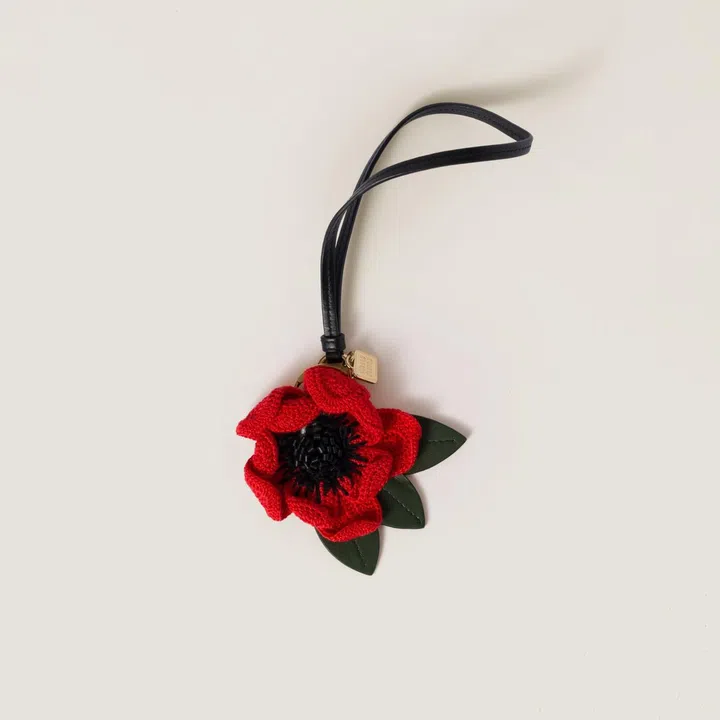 Momo精选的包包，可搭配各种俏皮和个性化的吊饰和挂件。(Photo Courtesy of Miu Miu)