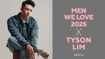 MEN WE LOVE: TYSON LIM HomeEZ创办人。画面中，Tyson Lim身穿牛仔外套与牛仔裤，坐在木质座椅上，神情沉稳自信。他是 HomeEZ 的创办人，致力于简化新加坡的装修流程，让屋主能以更透明、直接的方式对接分包商，提升效率并降低预算。