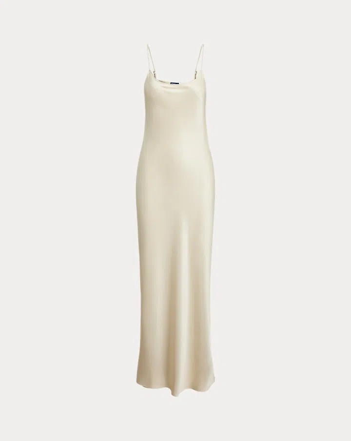 Ralph Lauren Double-Faced Satin Slip Dress