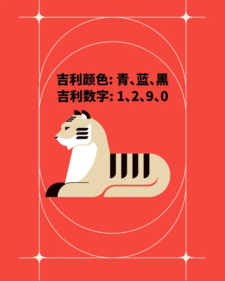 马年生肖虎的幸运色和数字