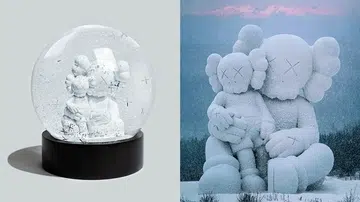 KAWS:HOLIDAY at Changbai Mountain Changbai Mountain exclusive collectibles KAWS:HOLIDAY世界巡回展中国长白山站 收藏品 限量周边 巨型雪塑