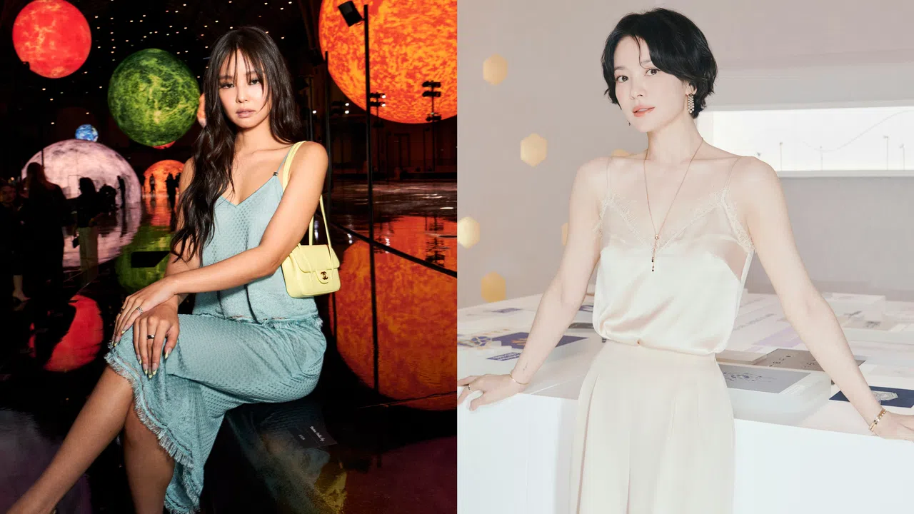 从宋慧乔、Jennie到Rosé与水原希子，各种睡衣外穿造型演绎出慵懒与优雅并存的新时尚态度