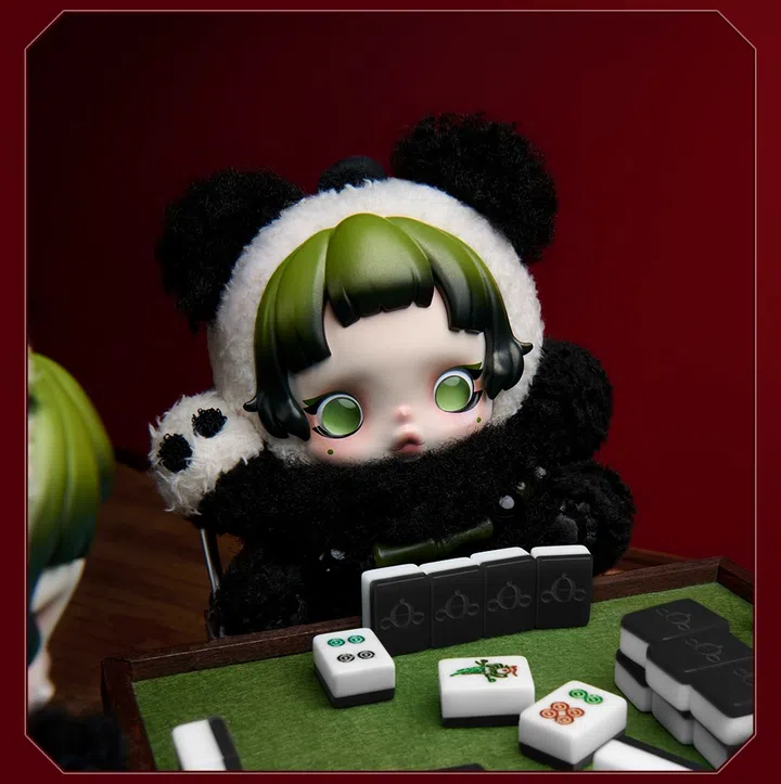 POP MART SKULLPANDA Lazy Panda Plush Doll Pendant