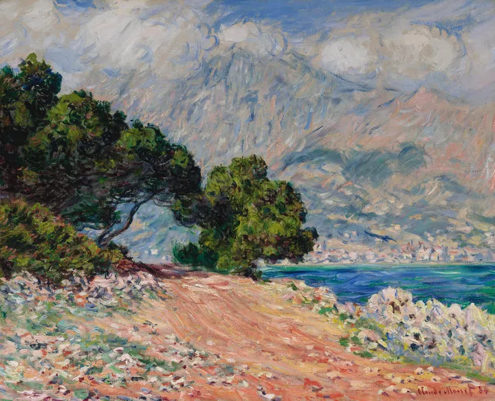 Claude Monet的1884年作品《Cap Martin, near Menton》 